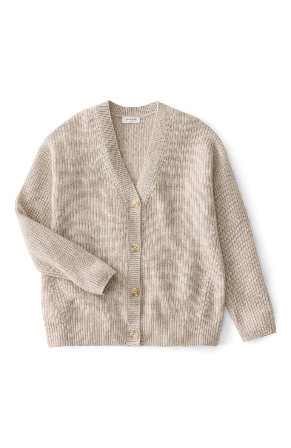 Cashmere Shaker Stitch Cardigan