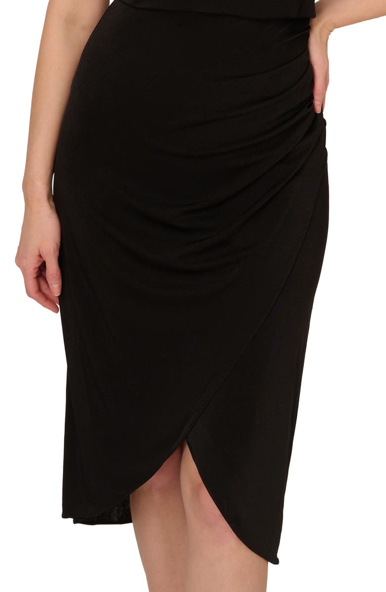 Adrianna Papell Halter Neck Knit Cocktail Dress, Alternate, color, 