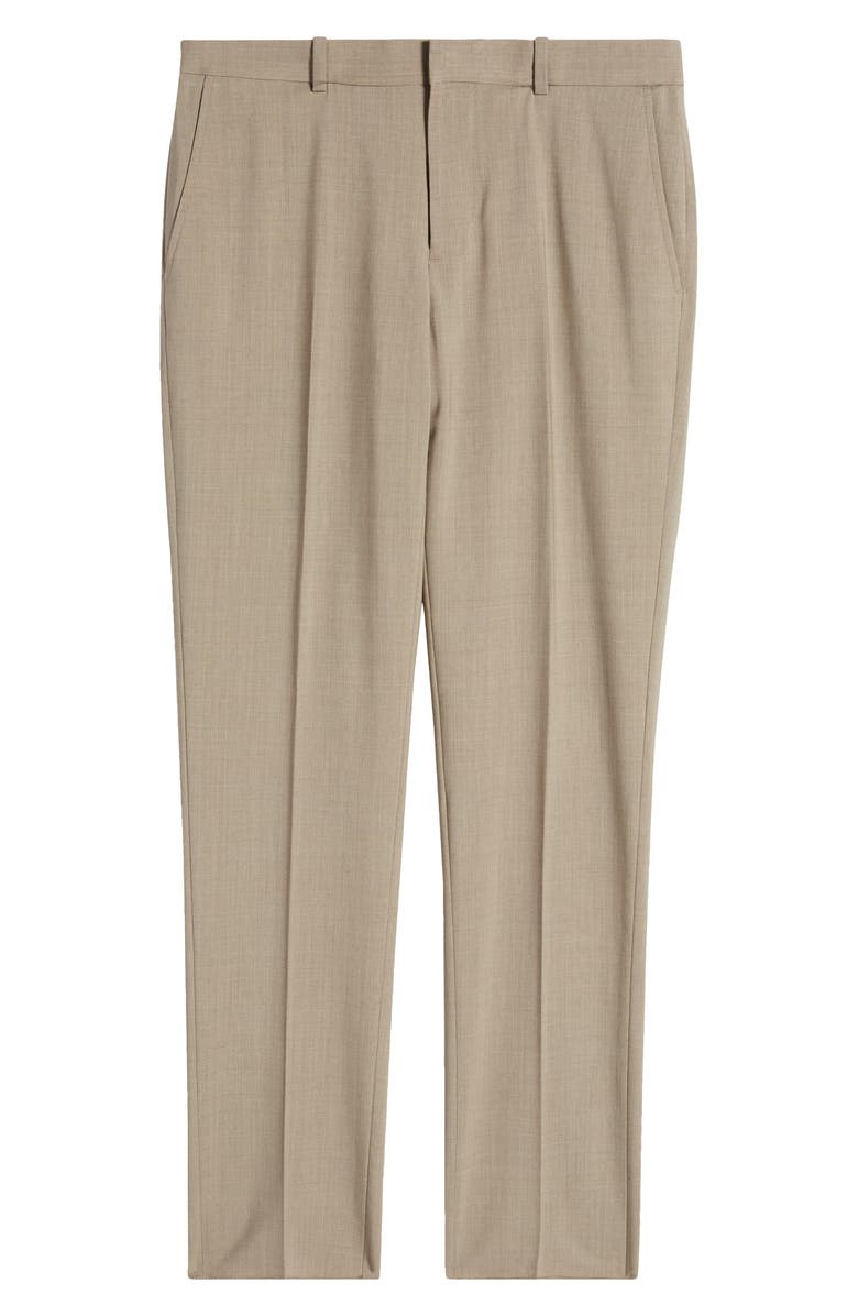 Nordstrom Henrik Trim Fit Solid Stretch Wool Suit Pants, Alternate, color, Brown Taupe