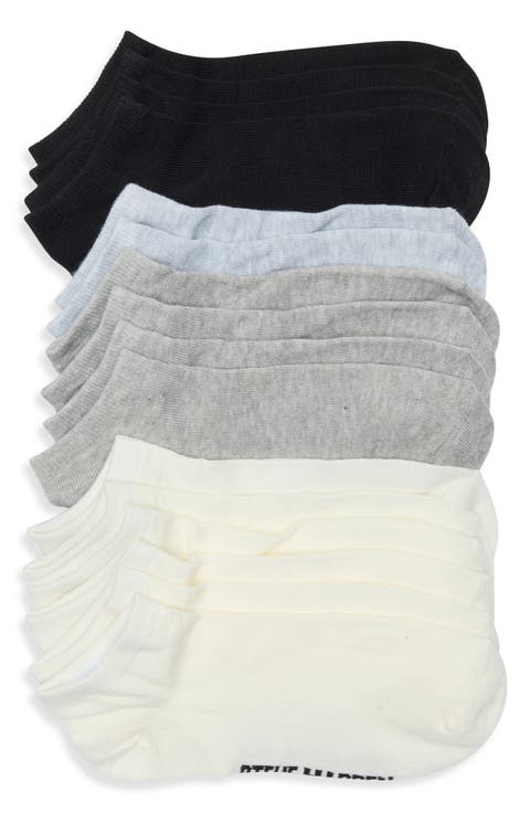 8-Pack Solid Low Cut Socks