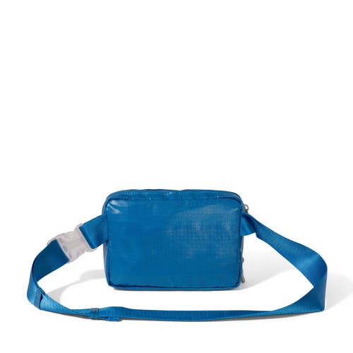 Baggallini Modern Belt Bag Sling In Cerulean Gloss Ripstop