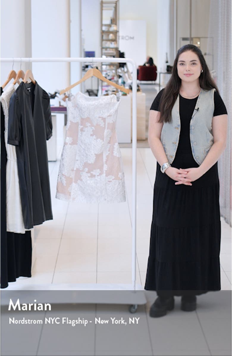 Priyanka Strapless Minidress, sales video thumbnail