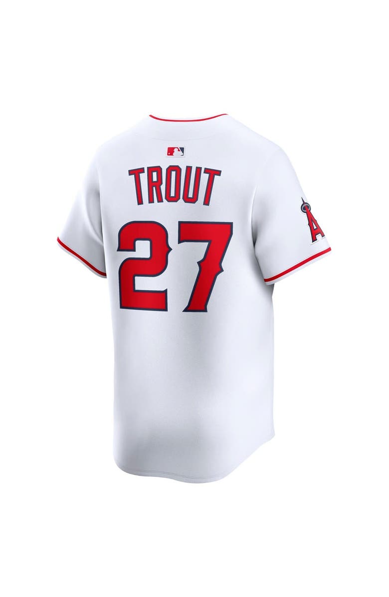 Nike Men's Nike Mike Trout White Los Angeles Angels Home Limited Player Jersey, Alternate, color, White