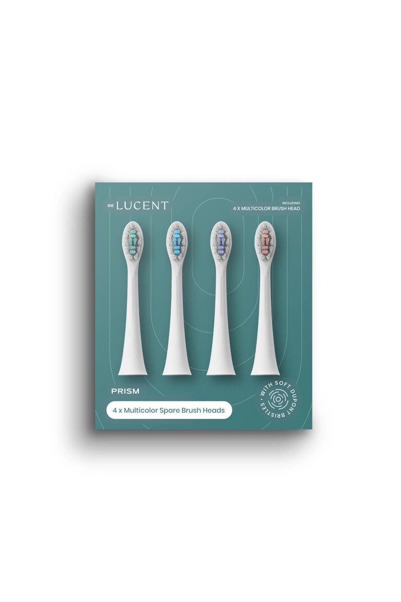 Prism Sonic Toothbrush Heads, 4 pack, Main, color, Mulit color