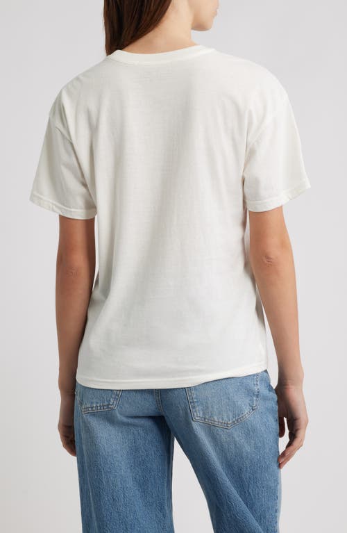 Vinyl Icons Spaghetti Graphic T-shirt In White