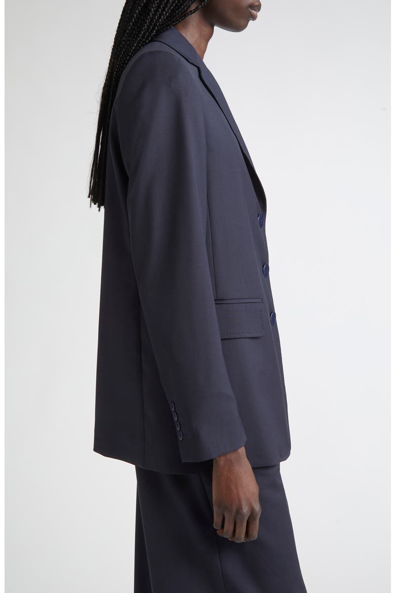 Nice Virgin Wool Blazer, Alternate, color, NAVY