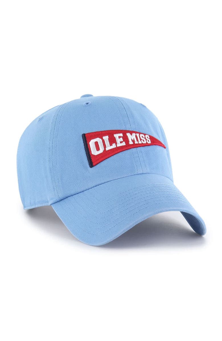 '47 Men's '47 Powder Blue Ole Miss Rebels Vault Clean Up Adjustable Hat, Alternate, color, 