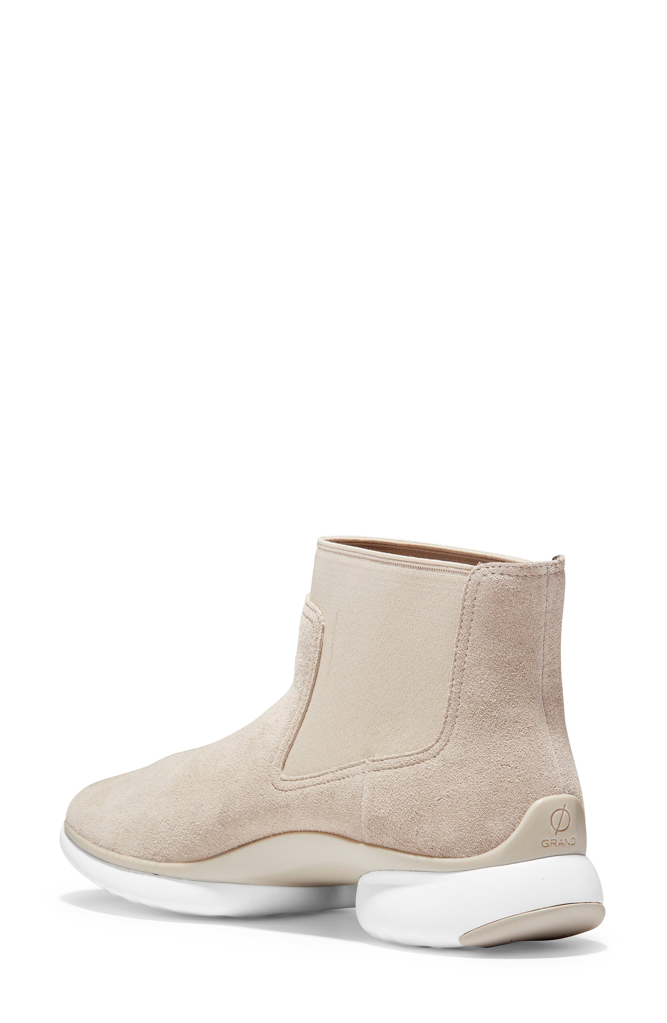 3.ZeroGrand Chelsea Bootie, Alternate, color, DOVE WATERPROOF SUEDE