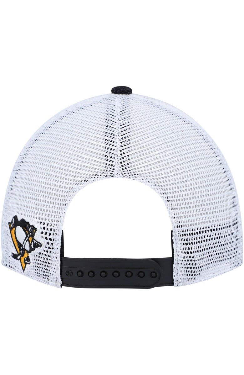'47 Women's '47 Black/White Pittsburgh Penguins Encore MVP Trucker Snapback Hat, Alternate, color, Black