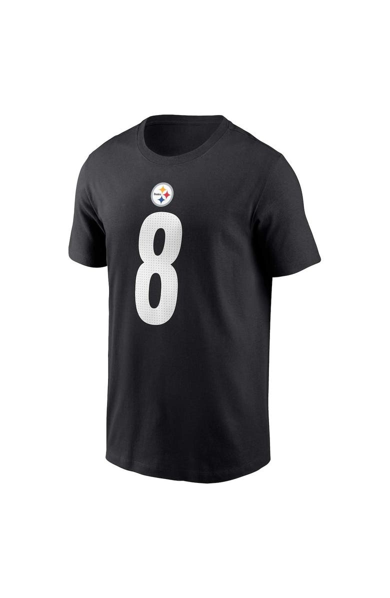 Nike Men's Nike Kenny Pickett Black Pittsburgh Steelers Player Name & Number T-Shirt, Alternate, color,