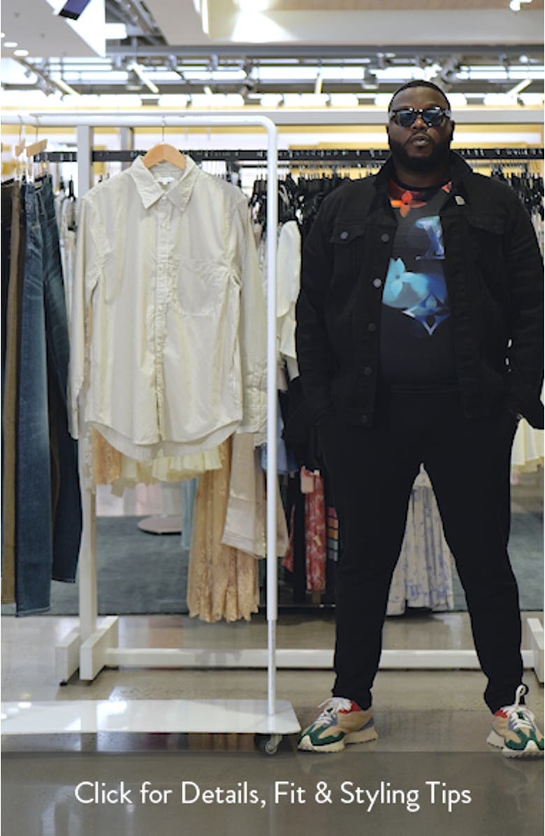 Stripe Cotton Poplin Button-Up Shirt, sales video thumbnail