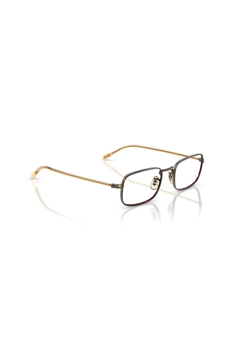 49mm Rectangle optical glasses, Alternate, color, Gold