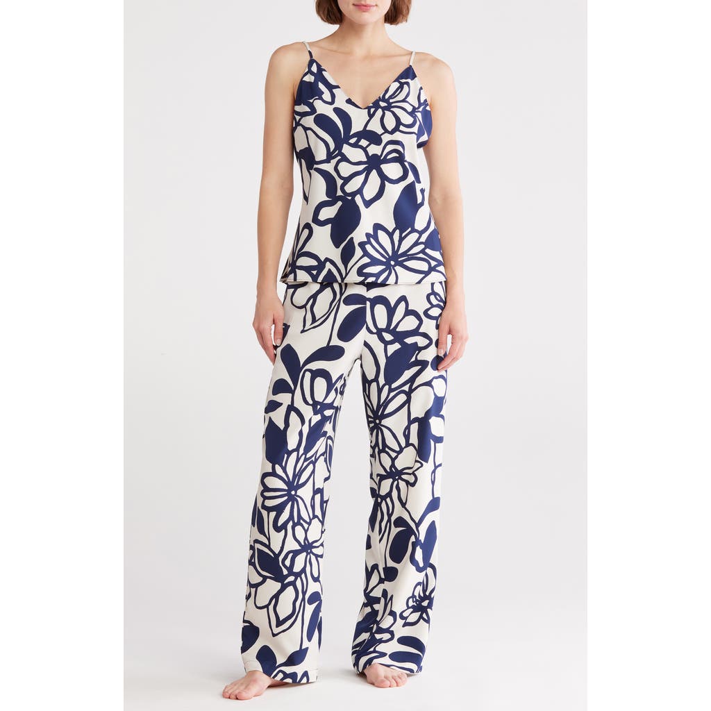 Natori Miyu Charmeuse Pajamas In Blue