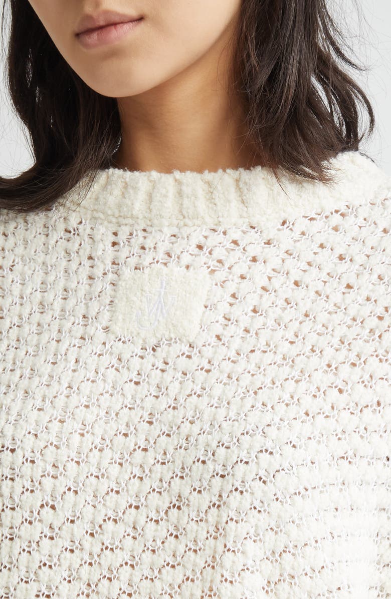 JW Anderson Open Stitch Crop Sweater, Alternate, color, 