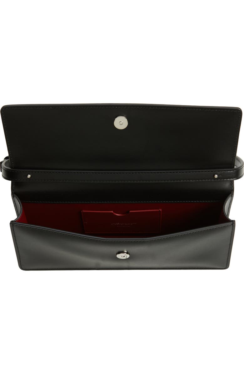 Off-White Jitney 1.0 Leather Shoulder Bag, Alternate, color,