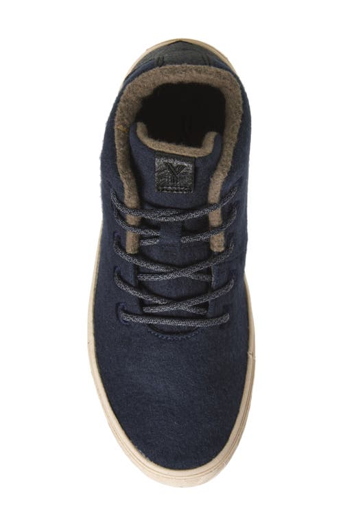 Yy Nation Alto Water Resistant Wool Blend High Top Sneaker In Sky Captain/natural