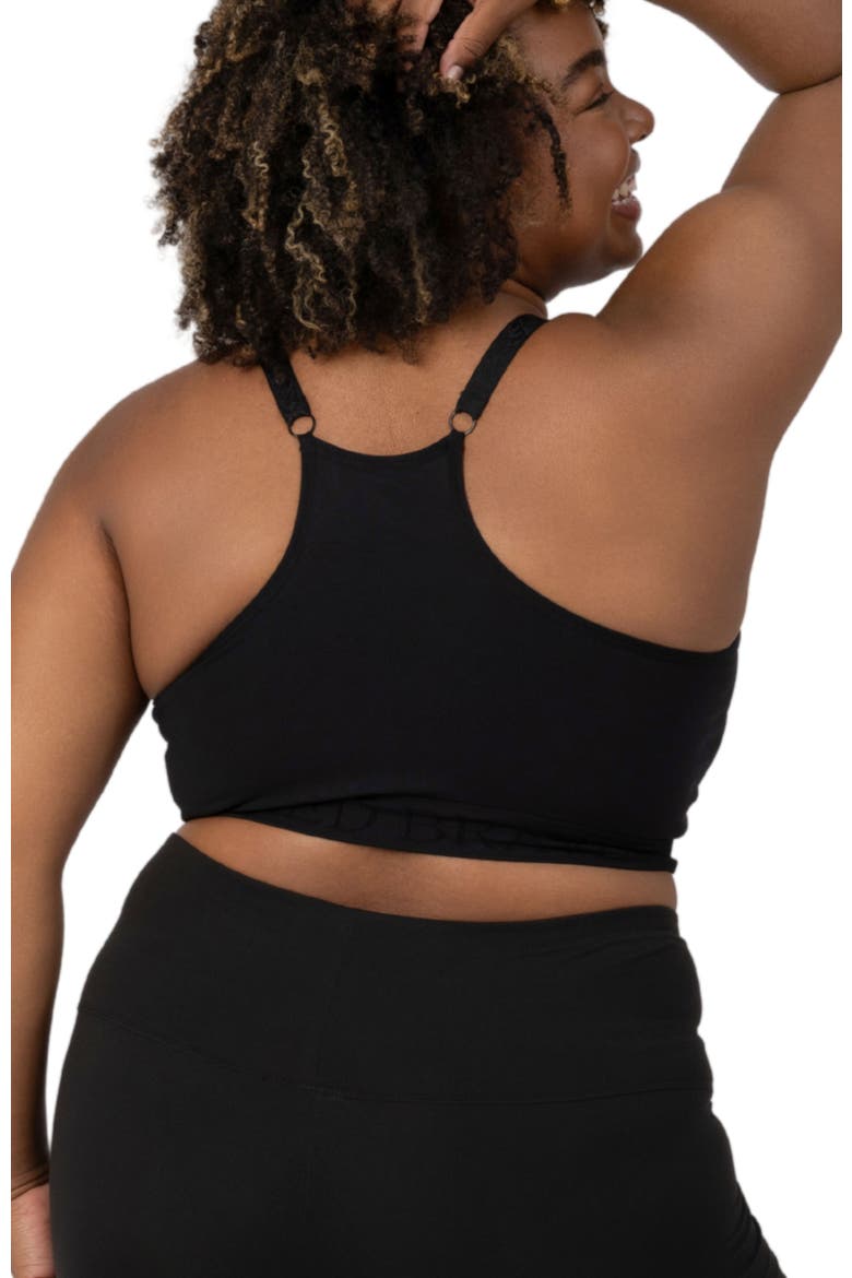 Sublime Nursing Sports Bra, Alternate, color, BLACK