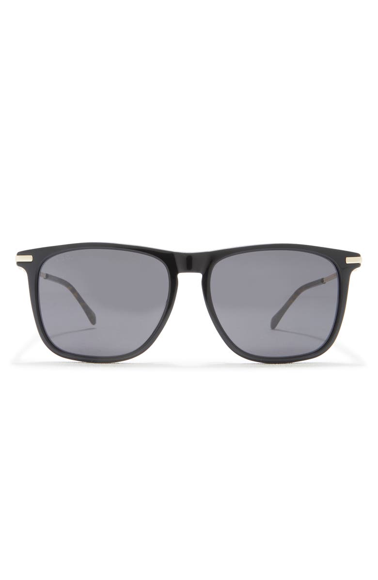 Gucci 56mm Square Sunglasses, Main, color,