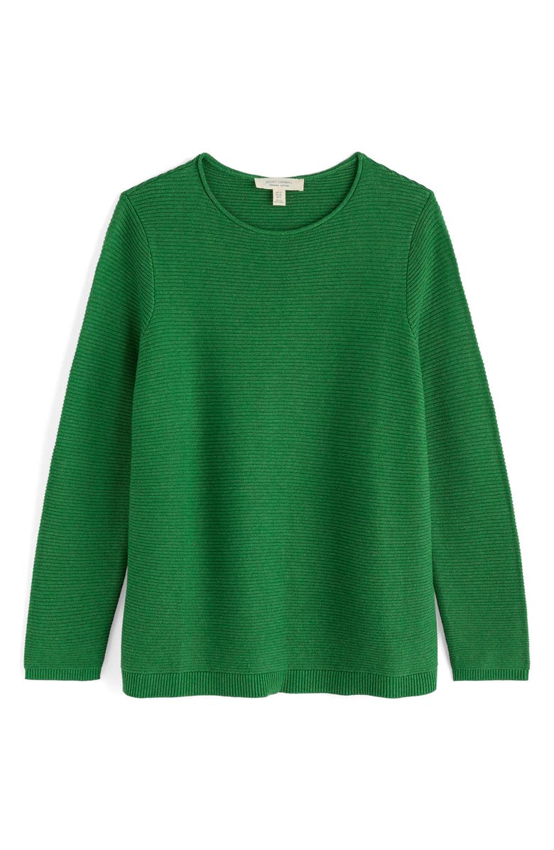 Seasalt Cornwall Makers Rib Organic & Recycled Cotton Sweater, Alternate, color, Hedgerow