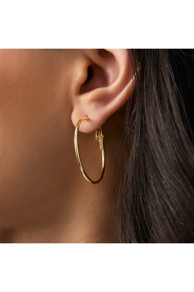 Mixed Metal Hoop Earring Set in Gold & Silver-Tone, Alternate, color, Multi