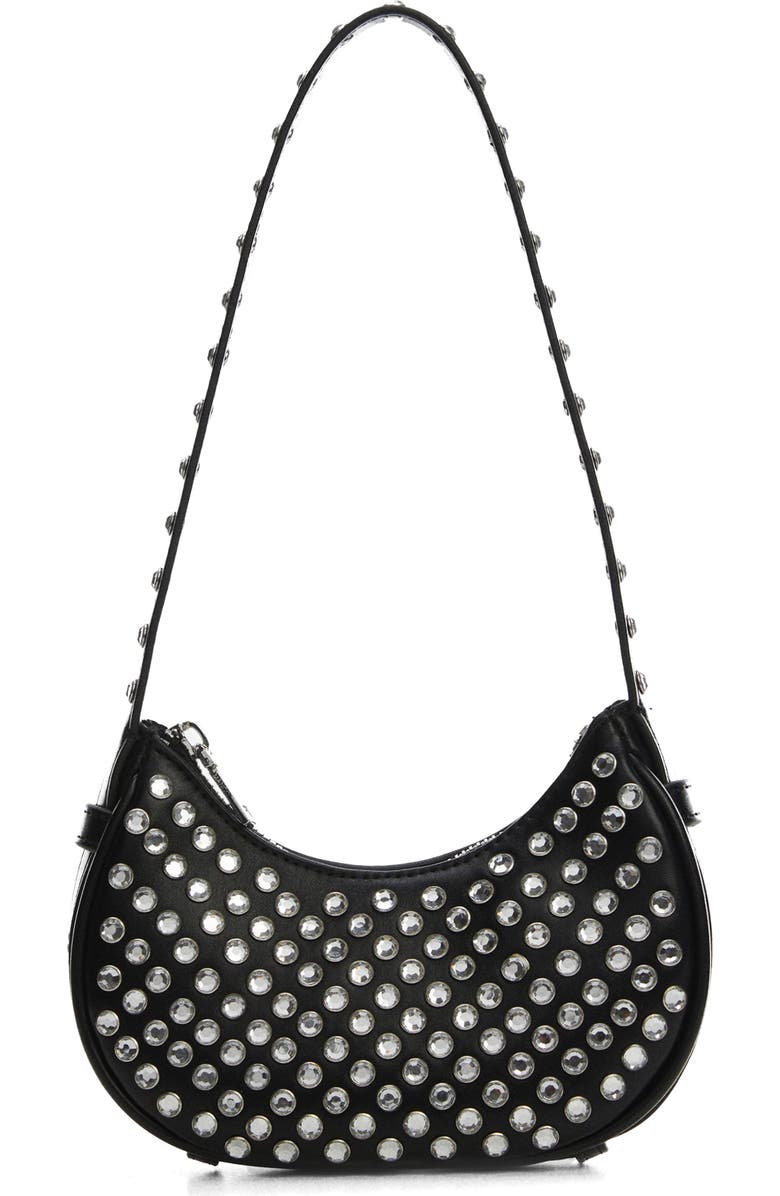 MANGO Studded Shoulder Bag, Main, color,