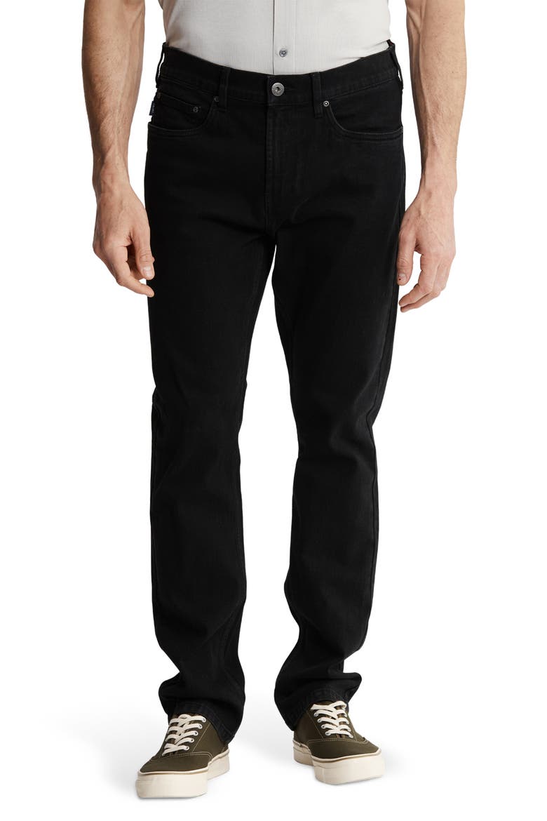 Crown Straight Leg Jeans, Main, color, BLACK WASH