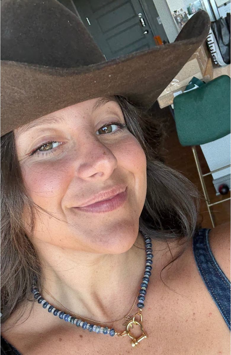 SHOP SPICY DAN Mac Gender Inclusive Sodalite Opal Necklace, Alternate, color, Blue