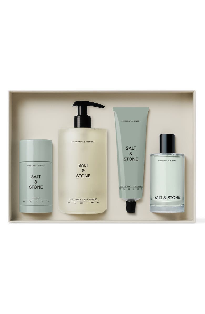 SALT & STONE Bergamot & Hinoki Full-Size Body Care Set (Nordstrom Exclusive) (Limited Edition) $121 Value, Alternate, color, 
