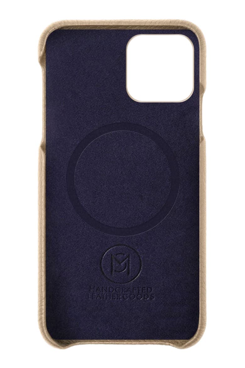 Leather Phone Case, Alternate, color, Saharan Nude