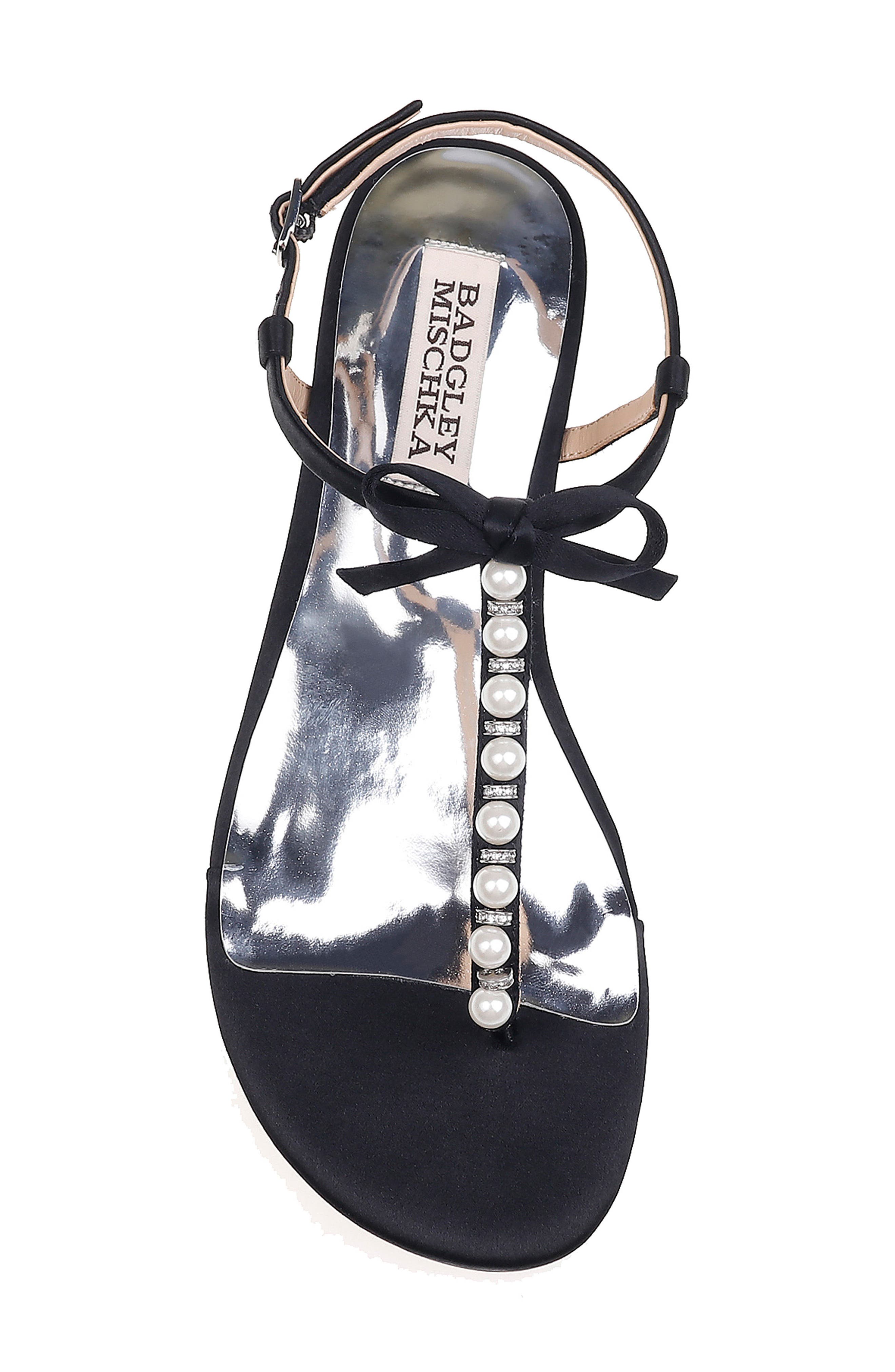 Badgley Mischka Collection Badgley Mischka Honey Embellished Sandal, Alternate, color, 