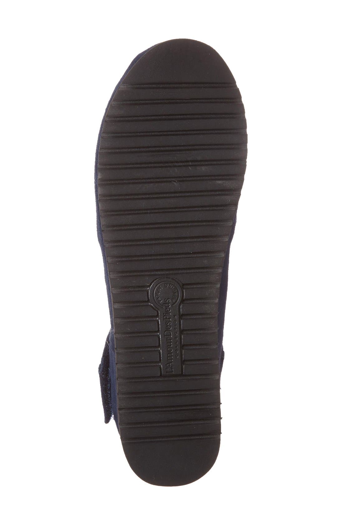 Amadour Platform Sandal, Alternate, color, NAVY/ BLACK SUEDE LEATHER