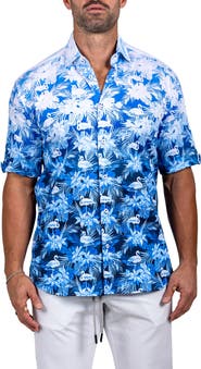 Maceoo Galileo Marthy Short Sleeve Button-Up Shirt