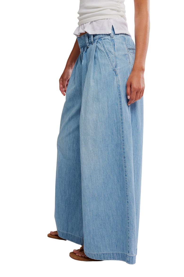 Scout Mid Waist Wide Leg Jeans, Alternate, color, CALIFORNIA BLUE