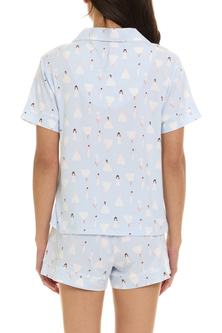 Joy Short Pajamas, Alternate, color, LIGHT BLUE