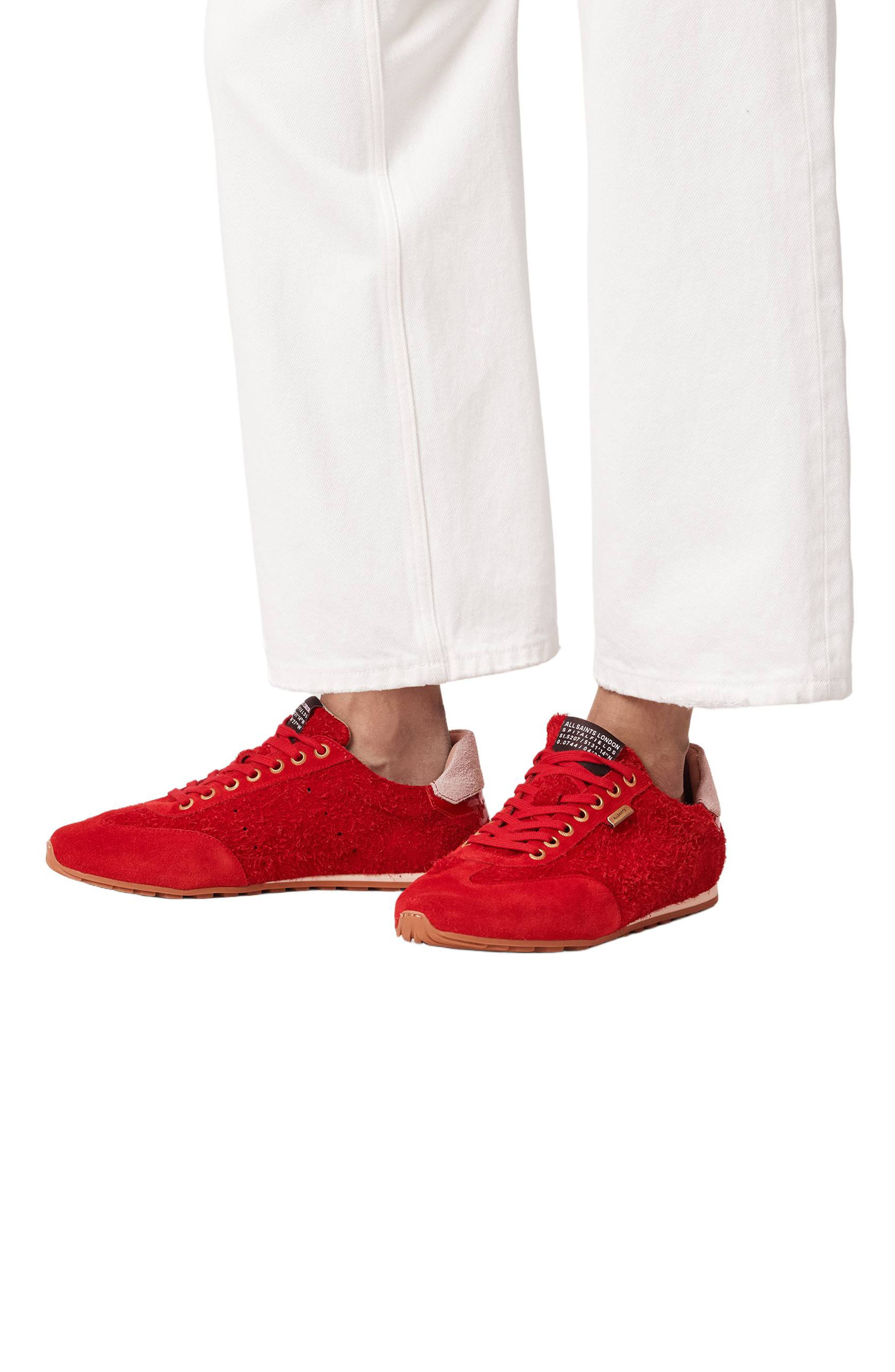 AllSaints Liam Sneaker, Alternate, color, Red