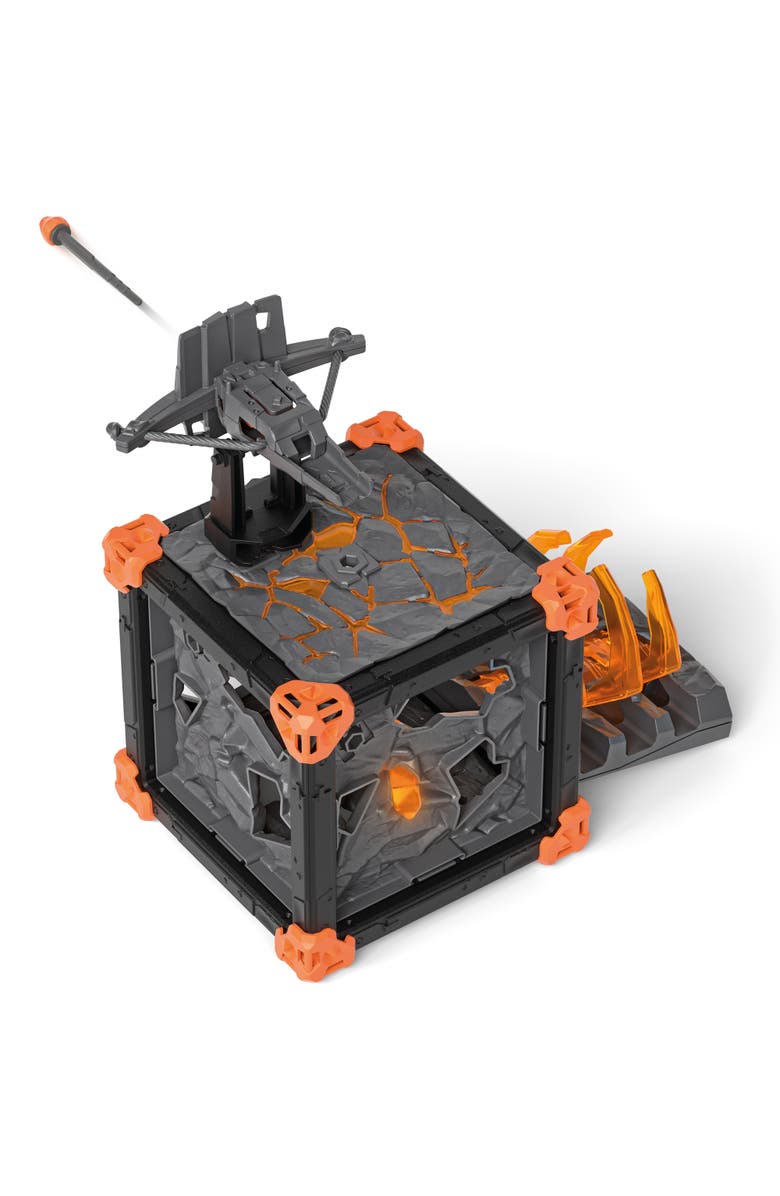 Schleich Eldrador Creatures, BattleCave Lava Bear, 31 Piece Combat Toy Playset, Alternate, color, Multicolored