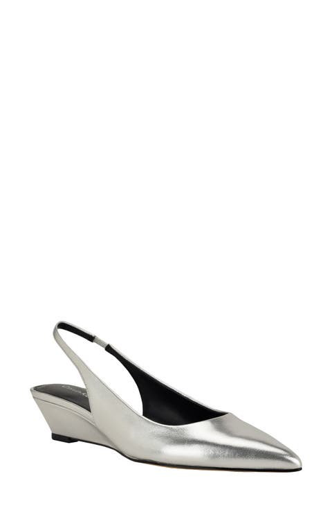 Mavalyn Slingback Pointed Toe Wedge Pump (Women)