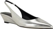 Calvin Klein Mavalyn Slingback Pointed Toe Wedge Pump