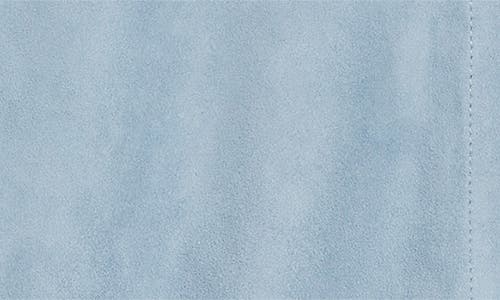Marni Suede Drawstring Overshirt In Blue