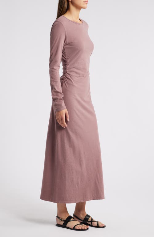 Xirena Xírena Wiley Long Sleeve Maxi Dress In Dark Rose