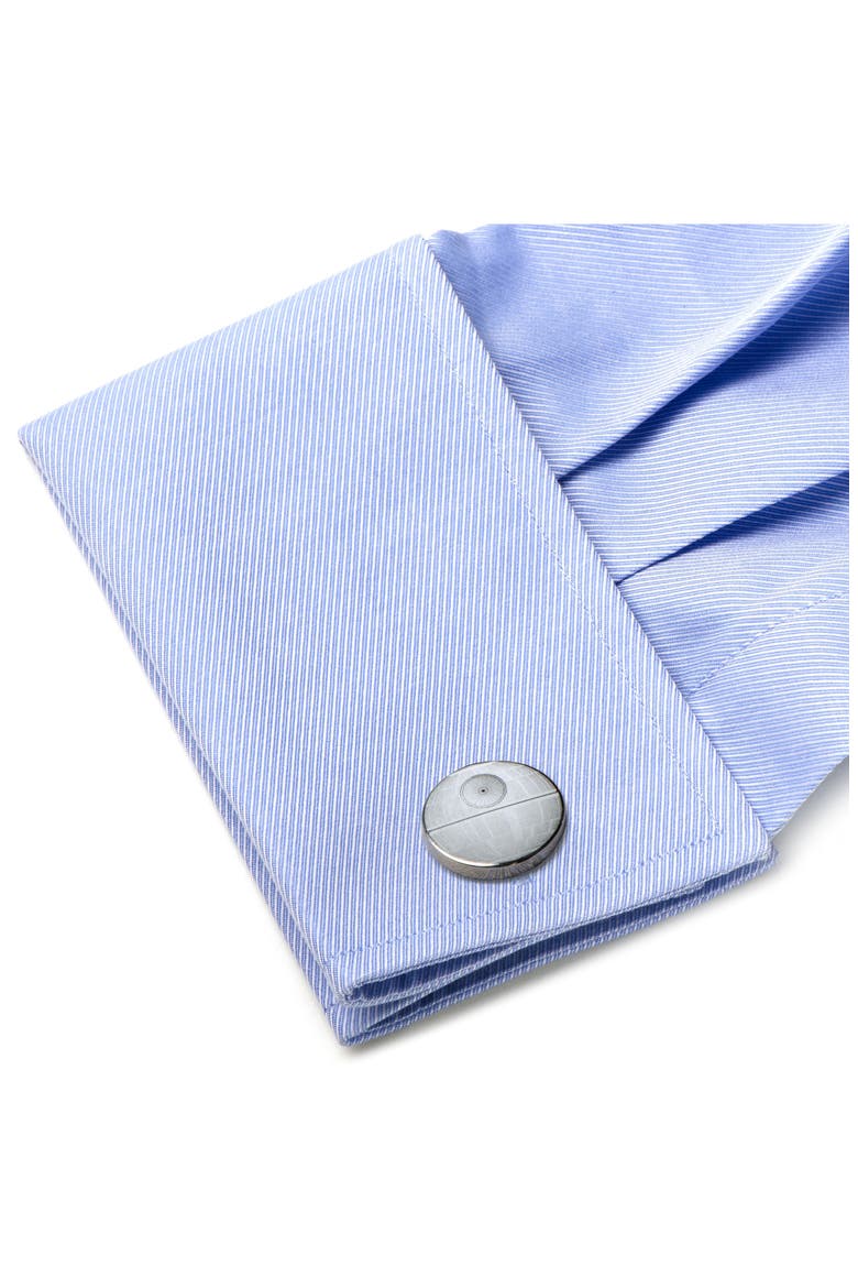 'Star Wars™ - Death Star Blueprint' Cuff Links, Alternate, color, SILVER