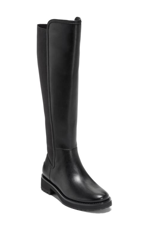 Cole Haan Lyndon Waterproof Tall Boot In Black