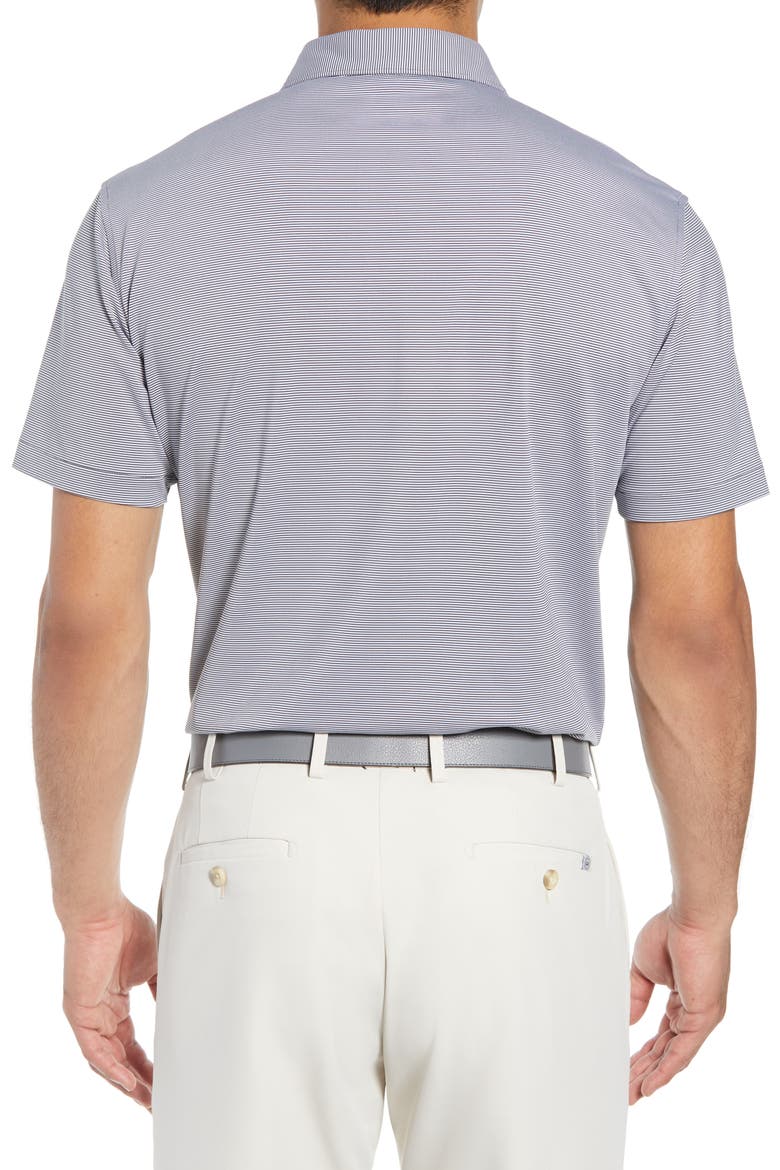 Jubilee Stripe Performance Golf Polo, Alternate, color, IRON
