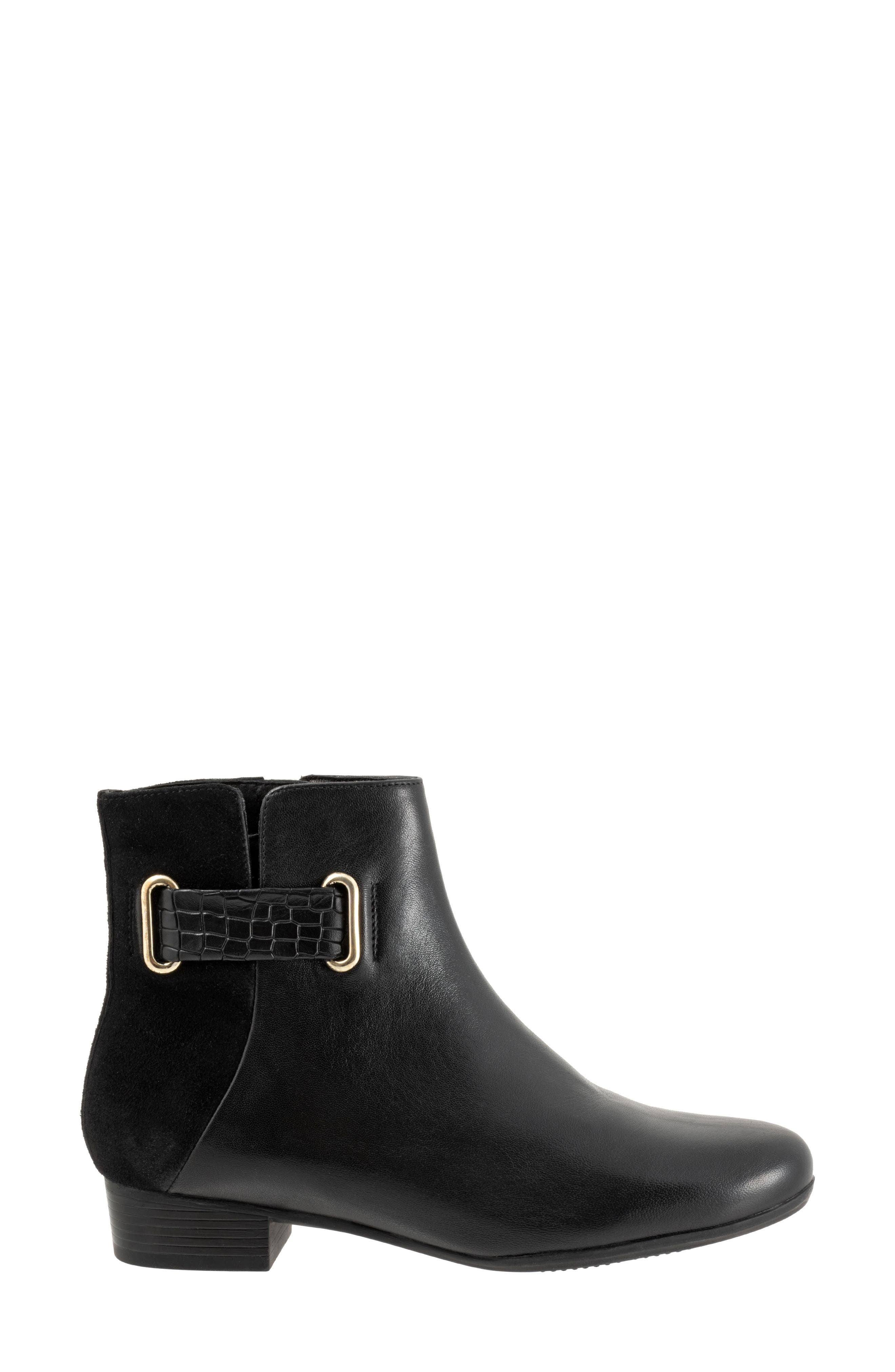 Maxwell Bootie, Alternate, color, BLACK/ BLACK SUEDE