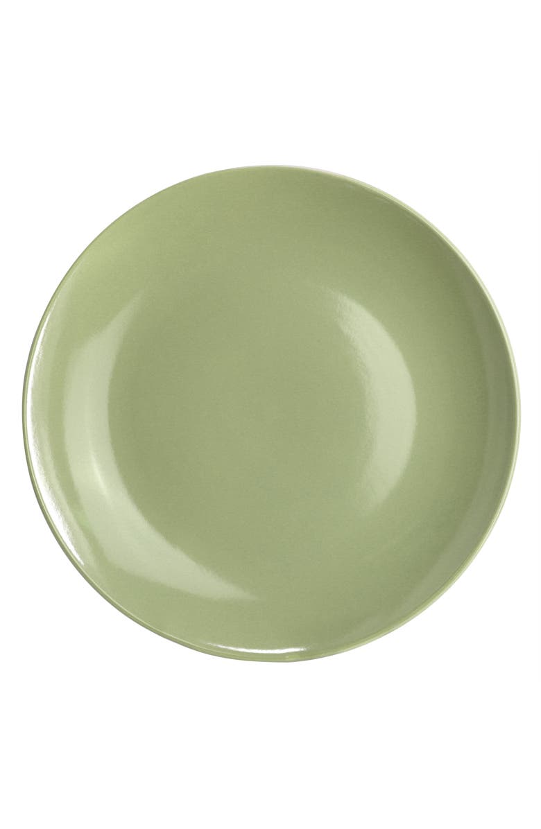 Gibson Home Everyday Plus 12 Piece Stoneware Dinnerware Set, Alternate, color, Green