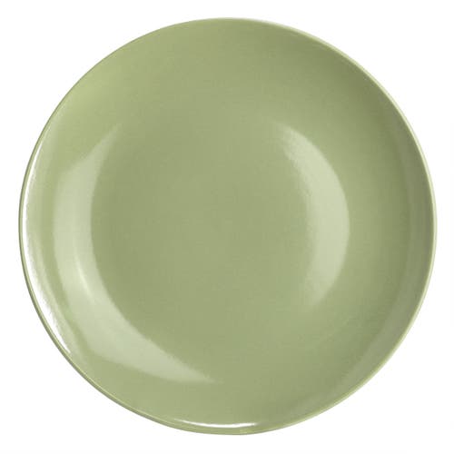 Gibson Home Everyday Plus 12 Piece Stoneware Dinnerware Set In Green