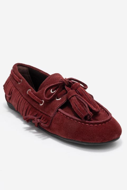 Fenora Leather Tassel Loafer (Women)