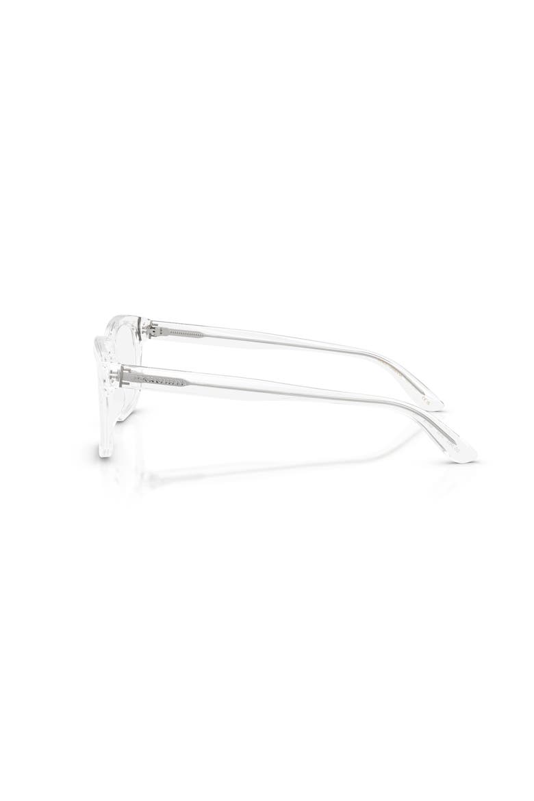 55mm Square optical glasses, Alternate, color, Transparent