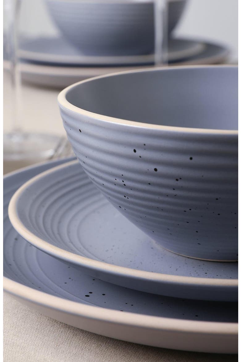 Lauren Stoneware 16-Piece Dinnerware Set, Alternate, color, Light Gray