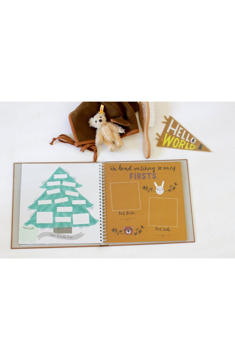 Lucy Darling 'Baby's First Year' Little Camper Memory Book, Alternate, color, Multi